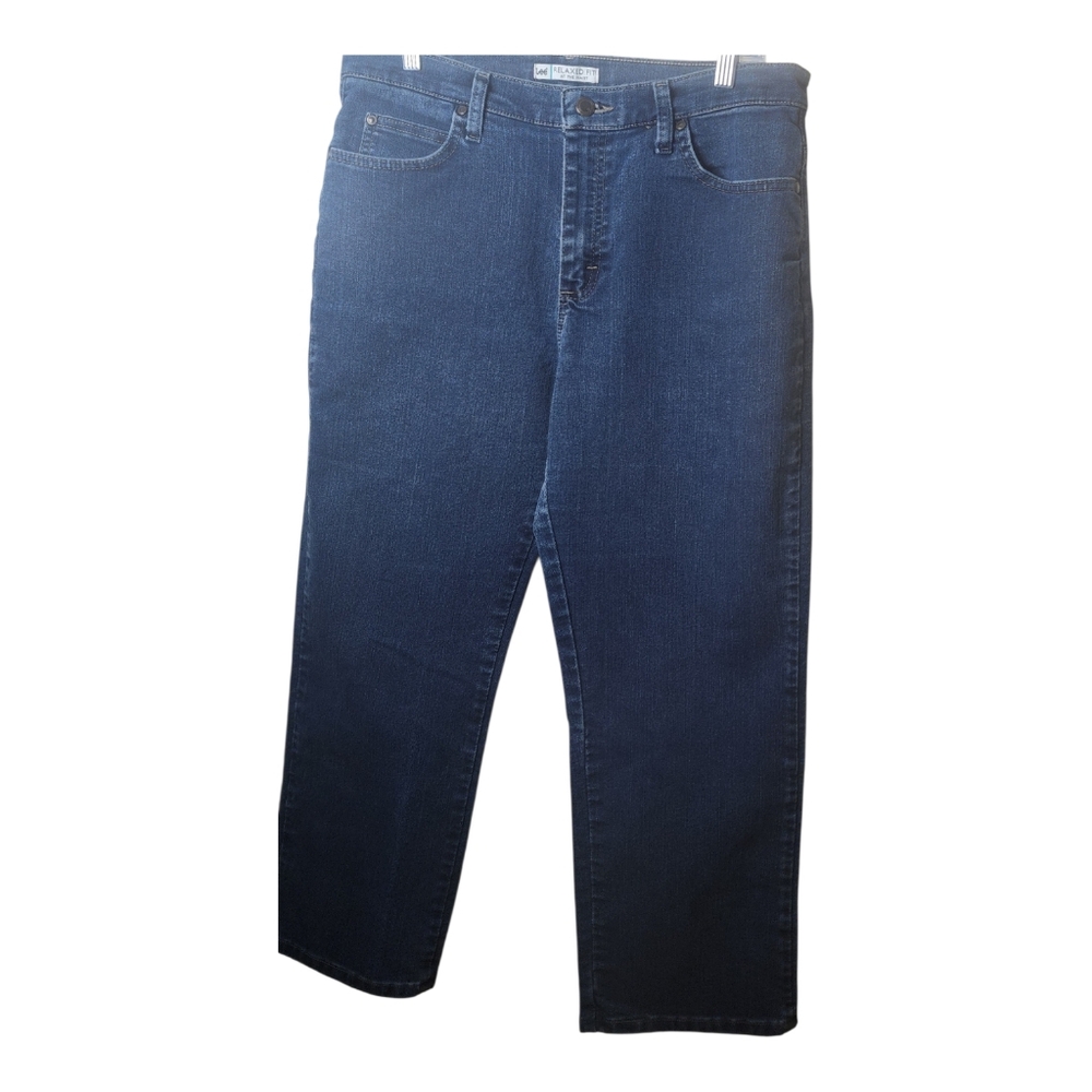 Lee Relaxed Fit 1889 Women's Blue Jeans Size 12 Short